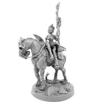 IMPERIAL KRIEG KORPS MOUNTED FEMALE COMMISSAR