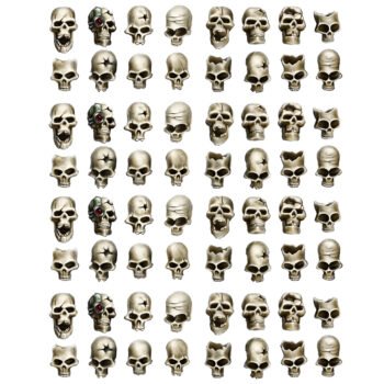 HUMAN SKULLS (64U)