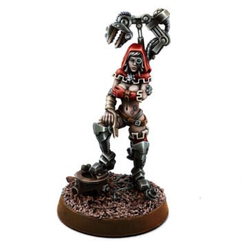 MECHANIC ADEPT FEMALE TECH PRIEST WITH SERVO-ARM MK-VII
