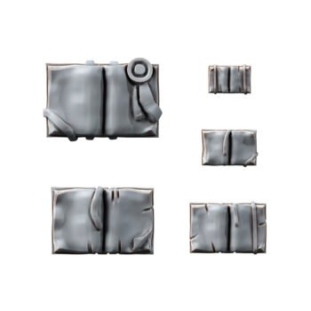 IMPERIAL OPENED BOOKS SET (5U)