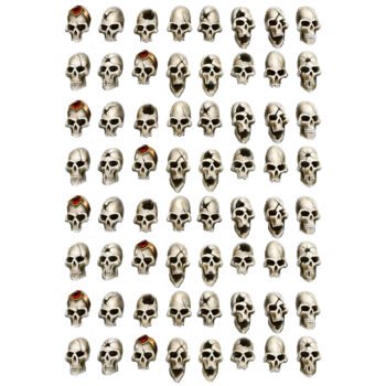 ELF SKULLS [IN 28MM SCALE] (64U)