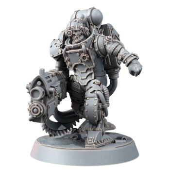 MECHANIC ADEPT BATTLE SERVITOR WITH HEAVY BOLTGUN (LM)