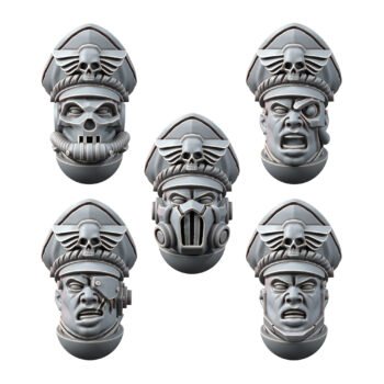 IMPERIAL COMMISSAR HEADS SET (5U)