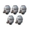 STORMTROOPER TYPE HEADS SET (5U)