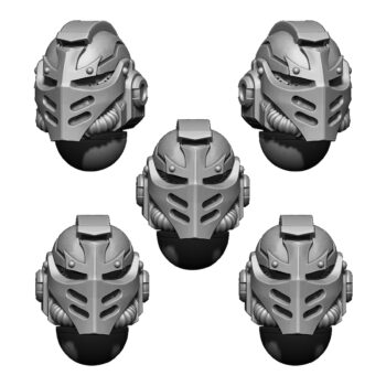 IMPERIAL TEMPLAR HELMET HEADS SET (5U) V1