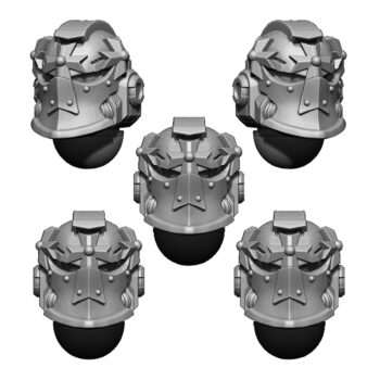 IMPERIAL TEMPLAR HELMET HEADS SET (5U) V5