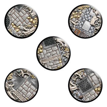 IMPERIAL CHAPEL RUIN BASE SET (40MM) X5 A