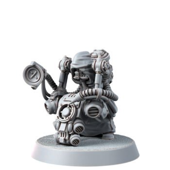 MECHANIC ARMOURY SERVITOR WITH BACKPACK