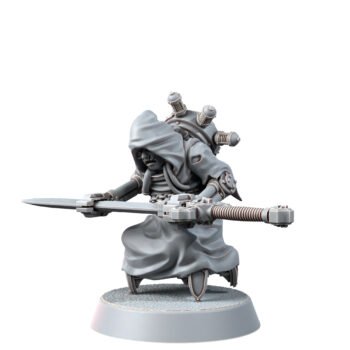 MECHANIC ARMOURY SERVITOR WITH POWER SWORD