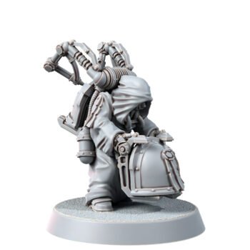 MECHANIC ARMOURY SERVITOR WITH SHOULDER PADS
