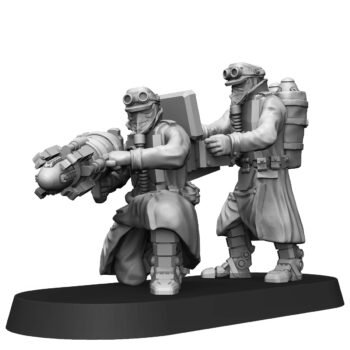 DEATH DIVISION ENGINEERS DRILL MISSILE LAUNCHER UNIT