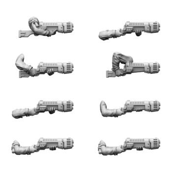 DEATH DIVISION ENGINEERS PLASMA GUN SET (8U)