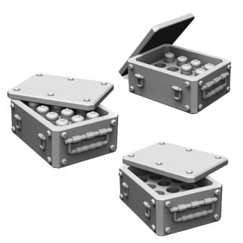 ICE WARRIORS QUATTRO CANNON AMMO BOX (3U)