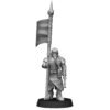 DEATH DIVISION VETERAN WITH COMPANY BANNER