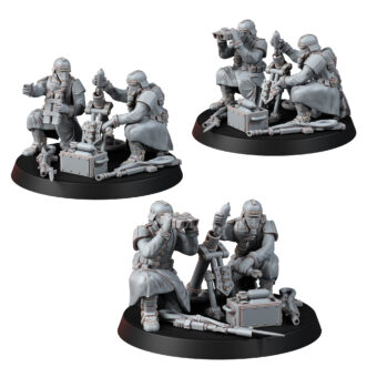 DEATH DIVISION HEAVY SUPPORT SQUAD WITH MORTARS (3U)