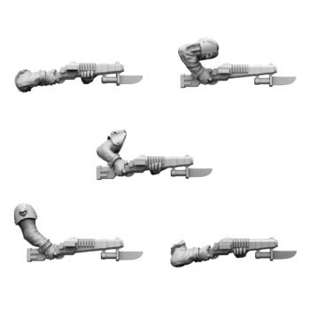 DEATH DIVISION CAVALRY LASGUN SET (5U)