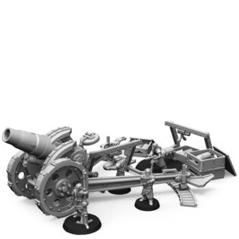 DEATH DIVISION MEDUSA CANNON WITH CREW