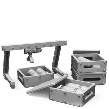 JANISSARIES MEDUSA CANNON AMMO BOX (5U)