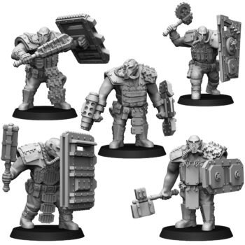 DEATH DIVISION ARMORED ABHUMAN GIANTS (5U)