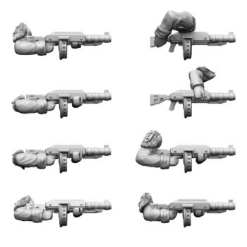 ICE WARRIORS INFANTRY GRENADE LAUNCHER SET (8U)