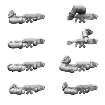 ICE WARRIORS INFANTRY PLASMA GUN SET (8U)