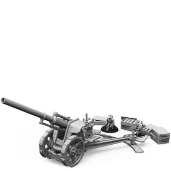 JANISSARIES EARTHSHAKER CANNON WITH CREW