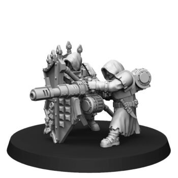 JANISSARIES HEAVY SUPPORT TEAM WITH AUTOCANNON