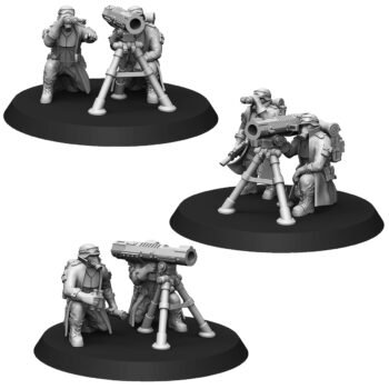STEEL GUARD HEAVY SUPPORT SQUAD WITH MISSILE LAUNCHER (3U)