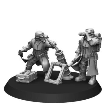 STEEL GUARD HEAVY SUPPORT TEAM WITH MORTAR