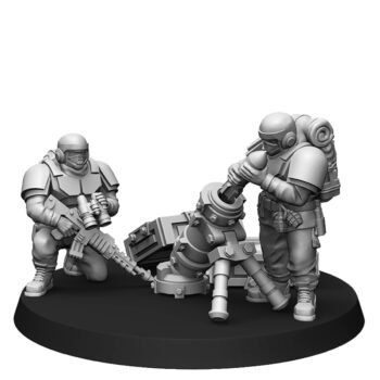 ALPHA TROOPS HEAVY SUPPORT TEAM WITH MORTAR