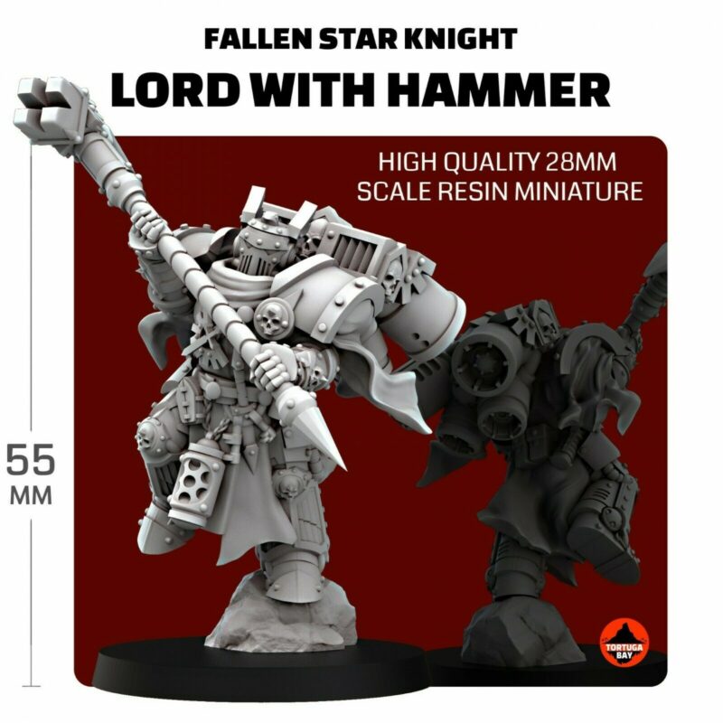 FALLEN KNIGHT LORD WITH HAMMER