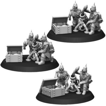 ROYAL REGIMENT HEAVY SUPPORT SQUAD WITH MORTAR (3U)