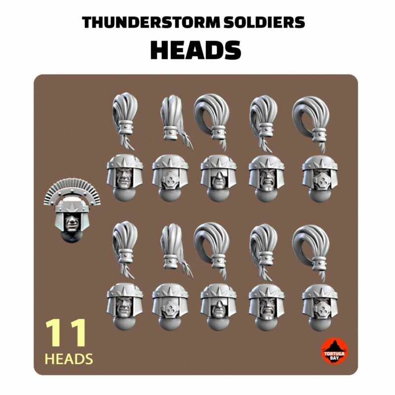 THUNDERSTORM SOLDIERS HEADS (11U)