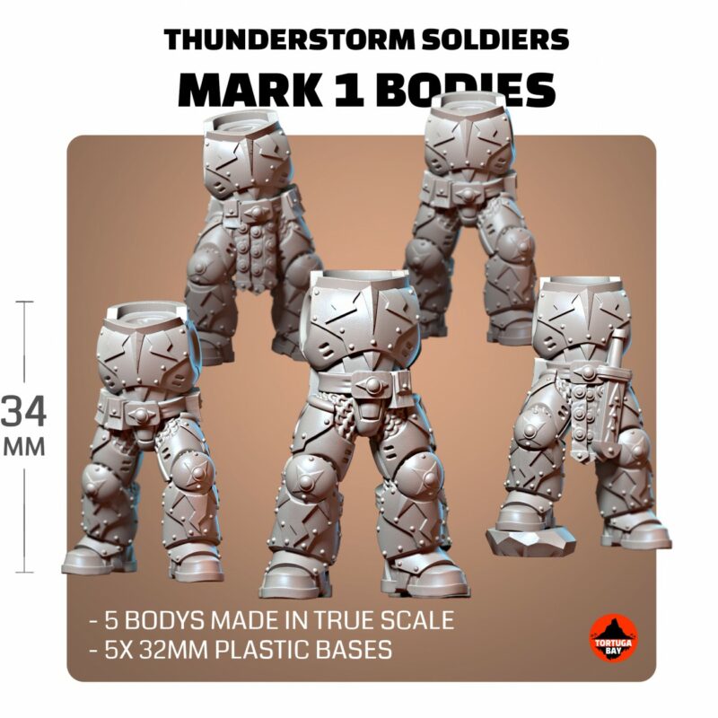 THUNDERSTORM SOLDIERS MK1 BODIES (5U)