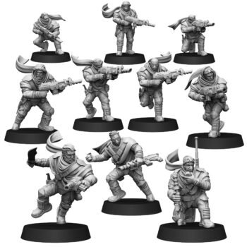 DESERT RAIDERS INFANTRY SQUAD (10U)