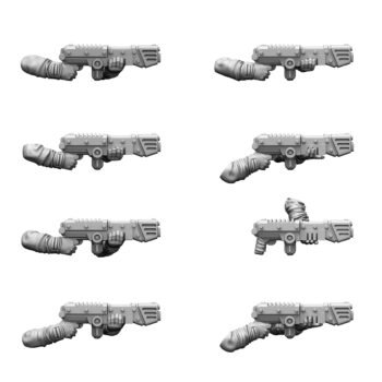 DESERT RAIDERS INFANTRY PLASMA GUN SET (8U)
