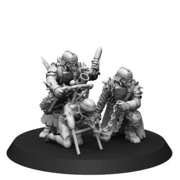 RENEGADE DIVISION HEAVY SUPPORT TEAM WITH MORTAR