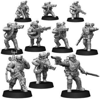 SPECIAL FORCES ELITE SQUAD WITH HOT-SHOT VOLLEY GUN (10U)