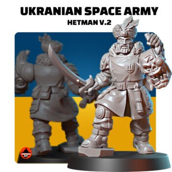 UKRAINIAN SPACE ARMY HETMAN WITH POWER SHABLYA