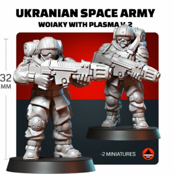 UKRAINIAN SPACE ARMY WOIAKY WITH PLASMA GUN (2U) V2