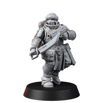 DESERT HAWKS VETERAN SERGEANT WITH POWER SWORD