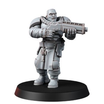 IMPERIAL CHAPTERHOUSE TEMPLAR NEOPHYTE WITH SHOTGUN
