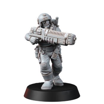 OLD GUARD ASSAULT TROOPER WITH PLASMA GUN