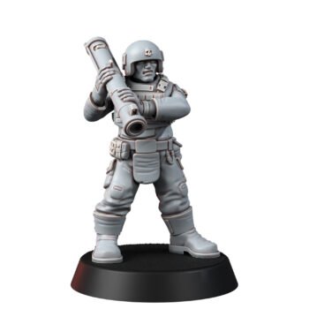 OLD GUARD ASSAULT TROOPER WITH MISSILE LAUNCHER