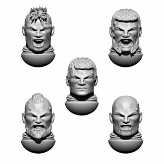 SPACE KNIGHTS HEADS SET (5U)
