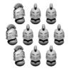 SPACE KNIGHTS HELMET HEADS SET MALUS (10U)