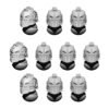 SPACE KNIGHTS HELMET HEADS SET STRENUS (10U)