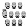 SPACE KNIGHTS HELMET HEADS SET RAPIDUS (10U)