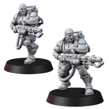 SPACENAM VETERANS WITH FLAMER (2U)