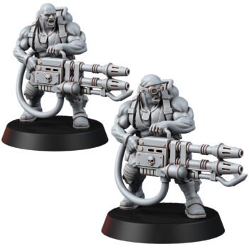 SPACENAM VETERANS WITH HEAVY FLAMER (2U)